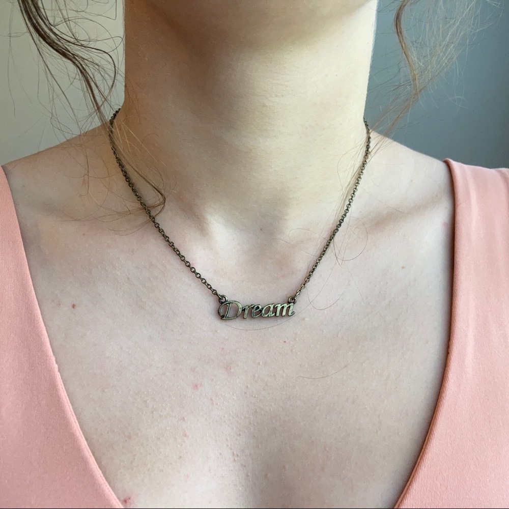 Copper “dream” choker necklace